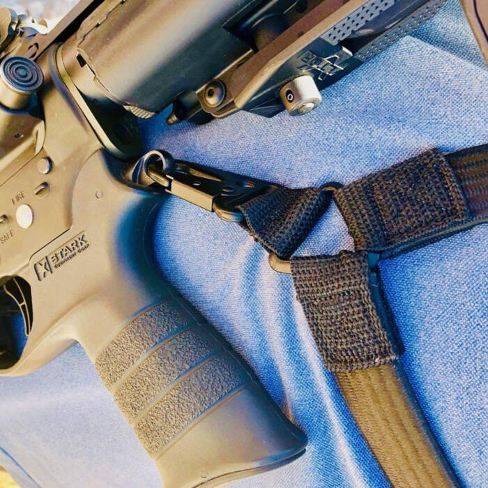 Closeup photo of Sling Tactical sling in flat dark earth